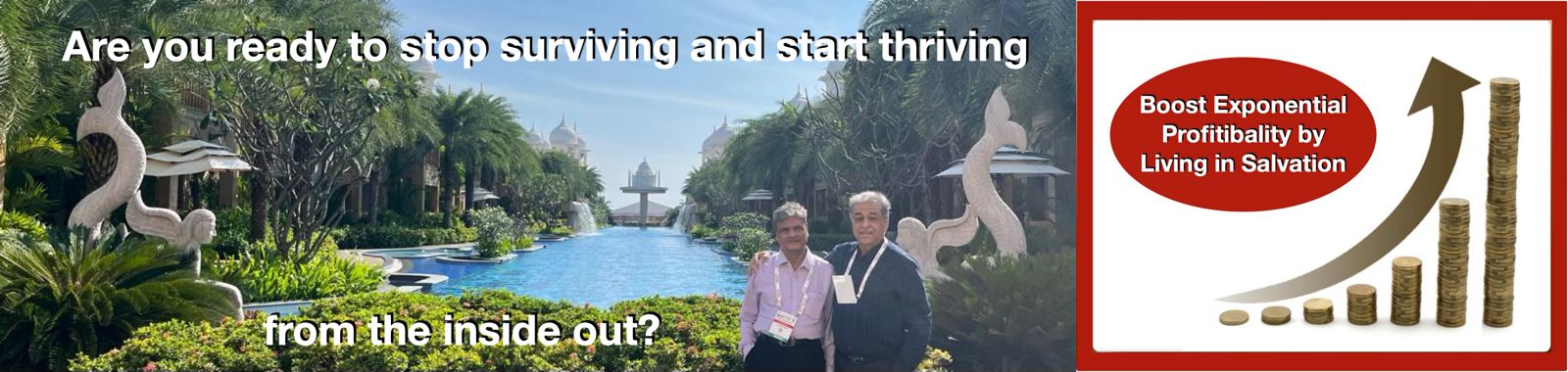 Boost Exponential Profitability by Living in Salvation